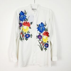 WAYNE SCOTT UNISEX FLORAL BLOUSE